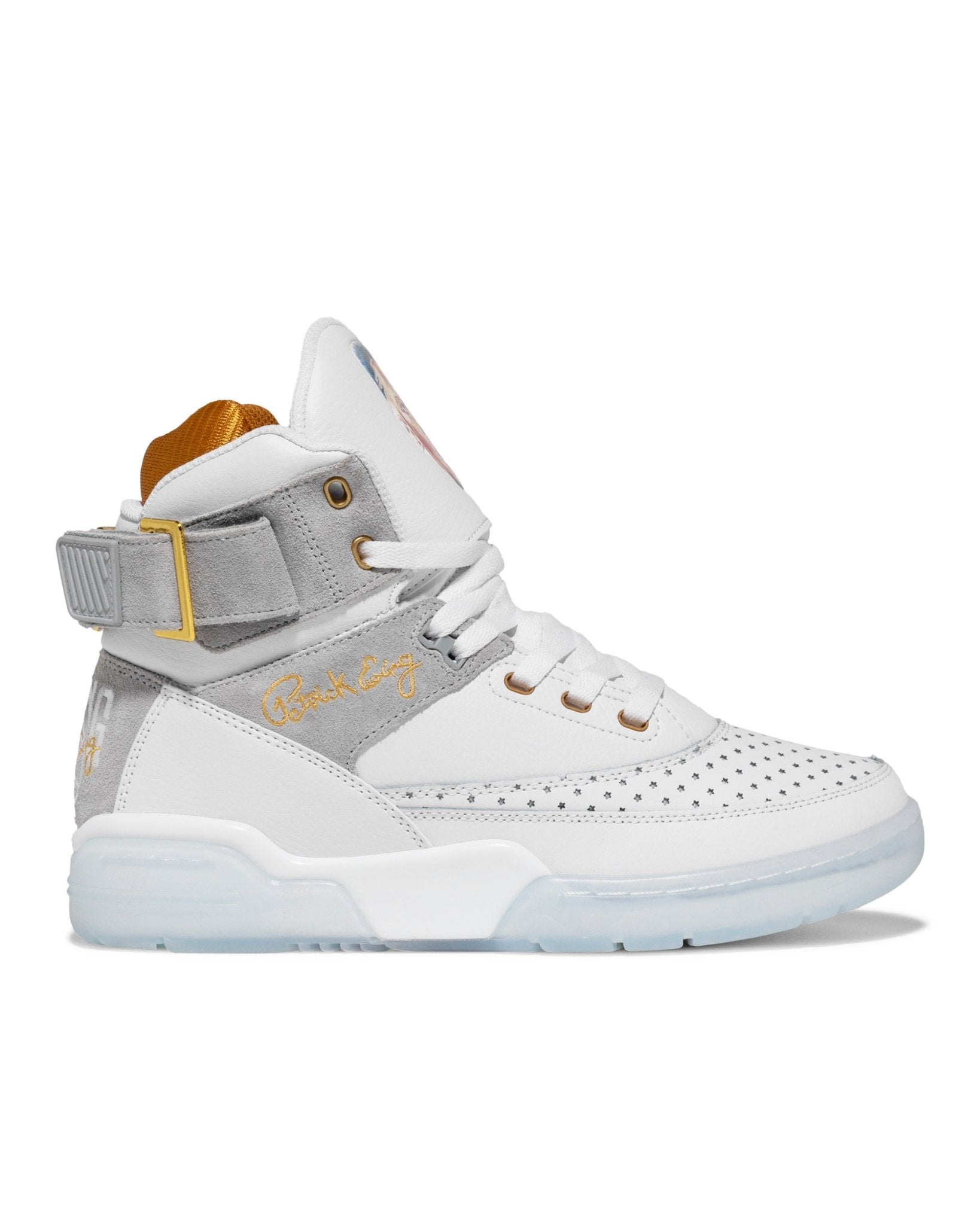 33 HI White/Grey/Gold/Ice x LAURENS J – Ewing Athletics