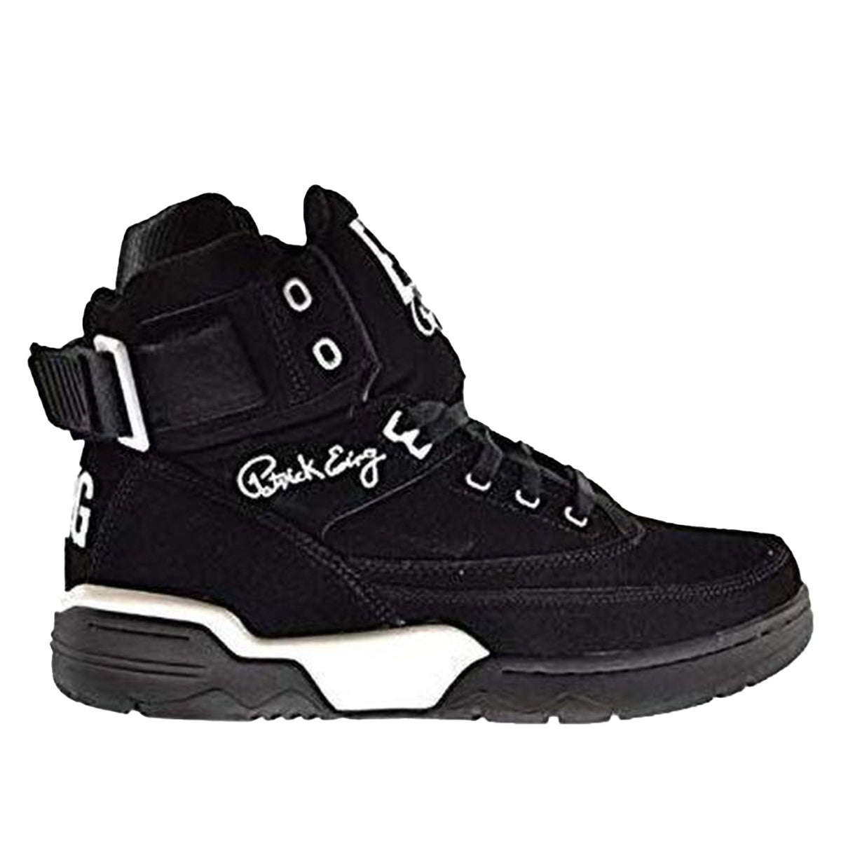 33 HI OG Black Suede/White – Ewing Athletics