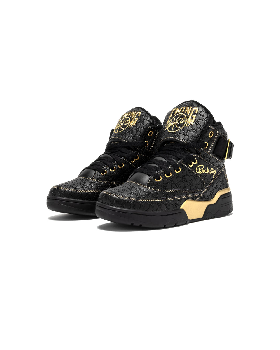 Patrick Ewing 33 Hi x Rakim black gold - 靴