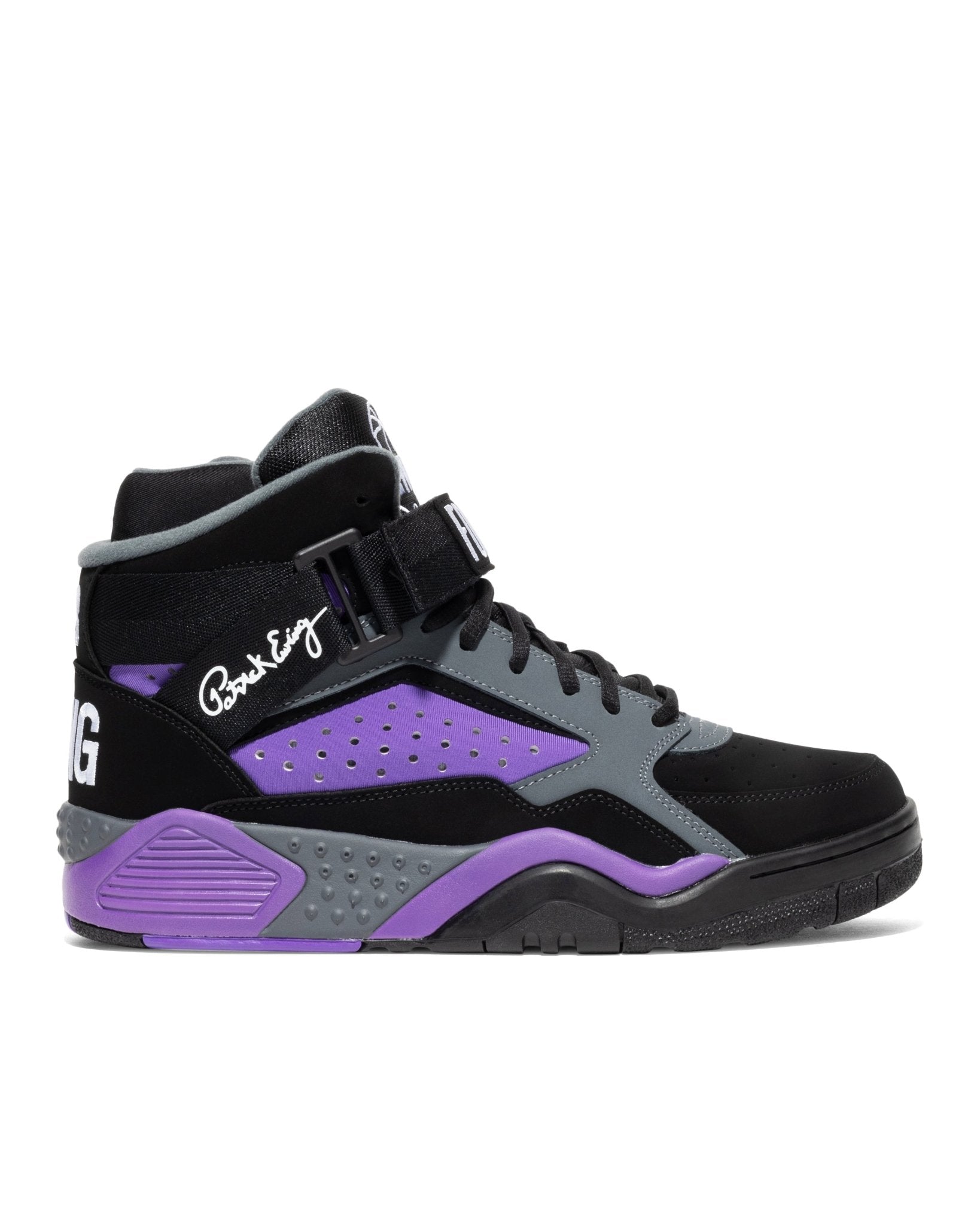 Focus Sneaker | Black & Purple – Ewing Athletics