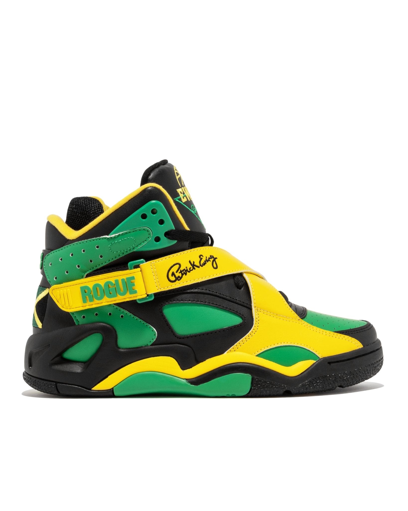 ROGUE ローグ MESSAGE ROGUE JAMAICA Shoe I Black, Green & Yellow – Ewing Athletics