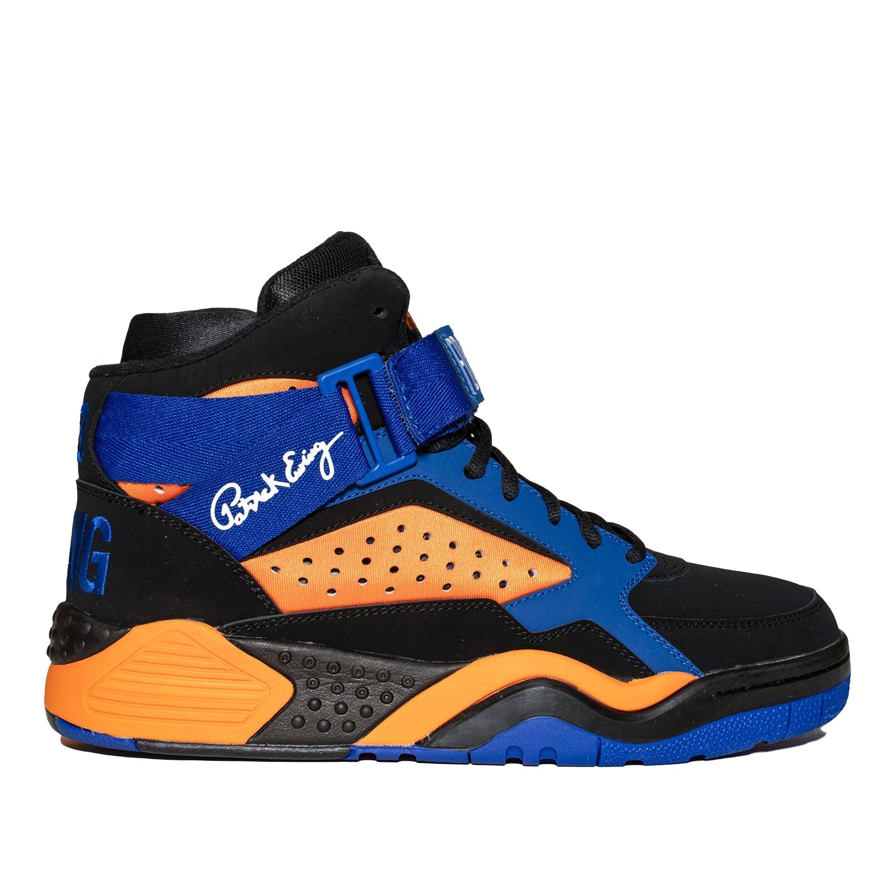 Men's Focus Black, Orange, And Blue OG โ Ewing Athletics
