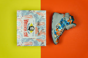 MACHE CUSTOMS AND EWING ATHLETICS GO #LACESOUT TO CELEBRATE THE 25TH ANNIVERSARY OF "ACE VENTURA: PET DETECTIVE"