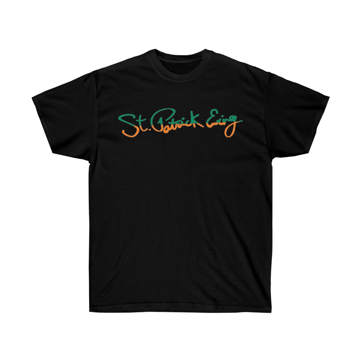 Ewing St. Patrick Script Logo Tee (White, Black, Grey)