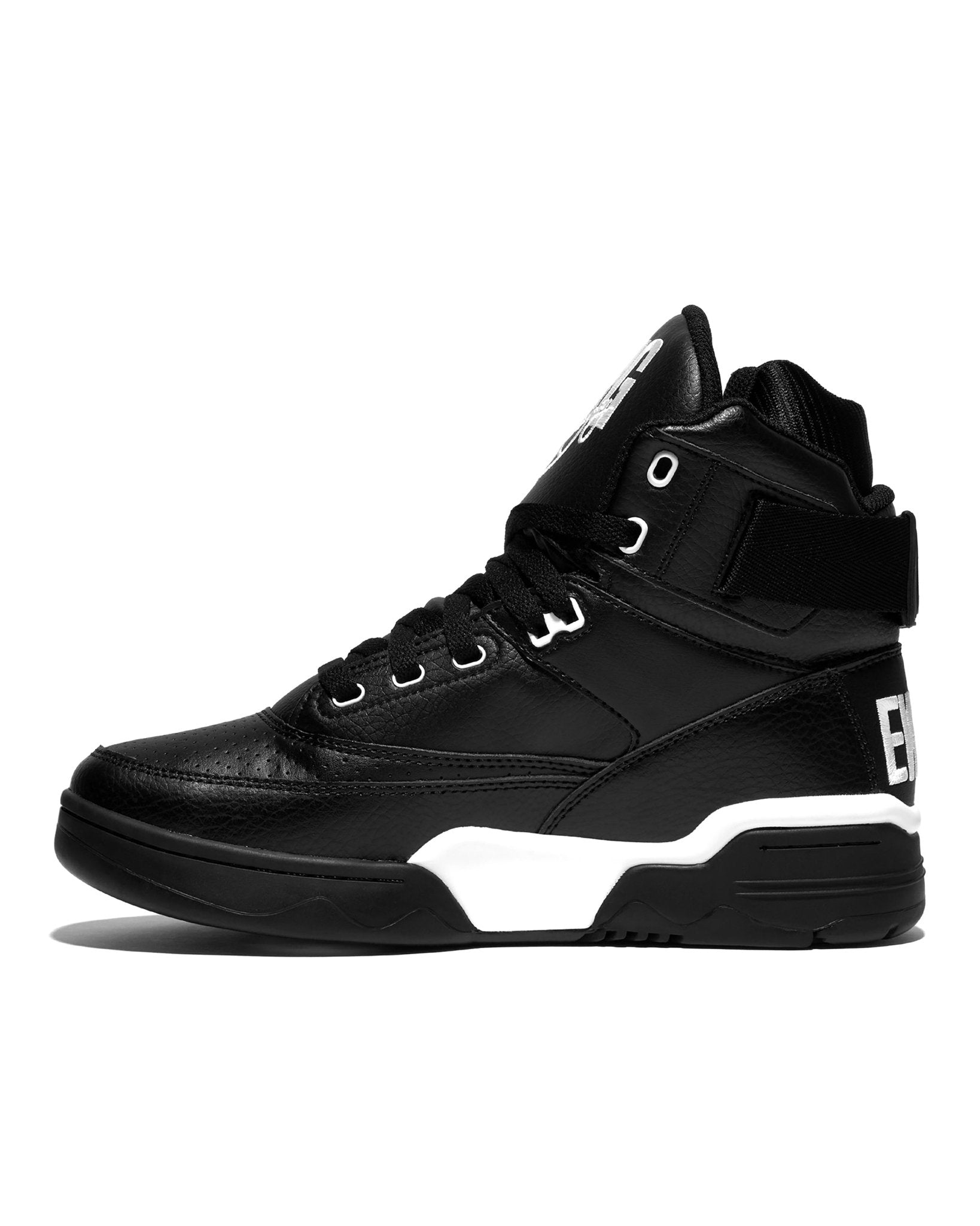 33 HI OG Black Leather/White - Ewing Athletics
