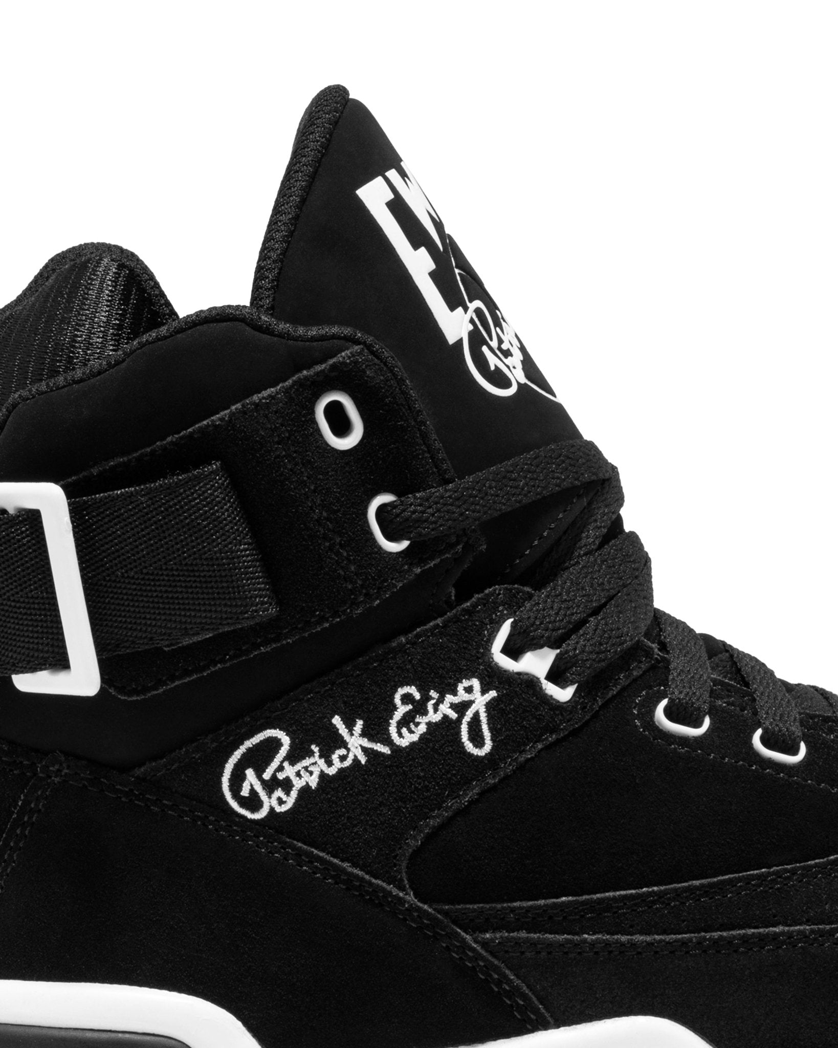 33 HI OG Black Suede/White – Ewing Athletics