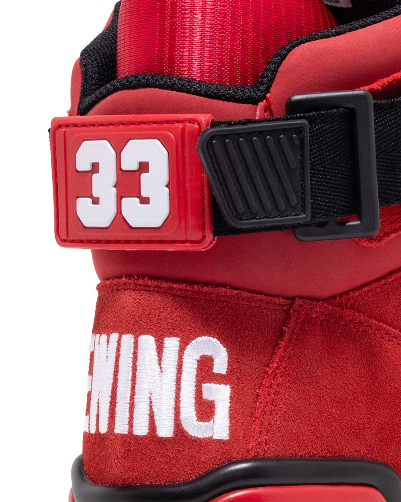 33 HI OG Red Suede/White/Black PREORDER - Ewing Athletics