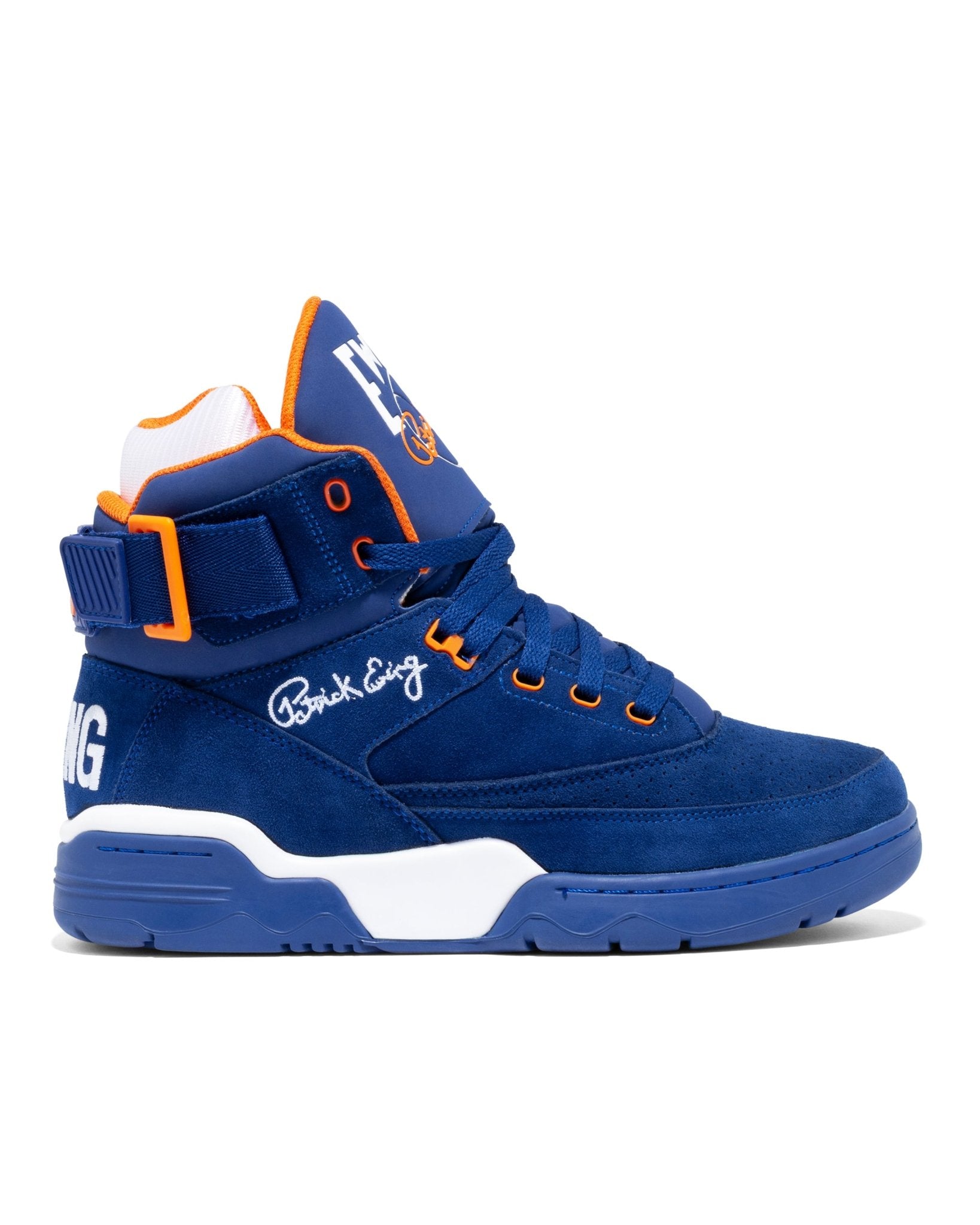 33 HI OG Royal Suede/White/Orange PREORDER - Ewing Athletics
