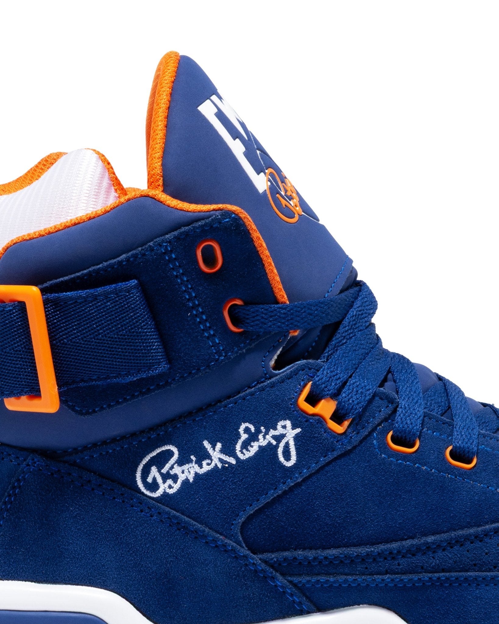 Men's 33 HI Royal | Suede, White, And Orange – Ewing Athletics
