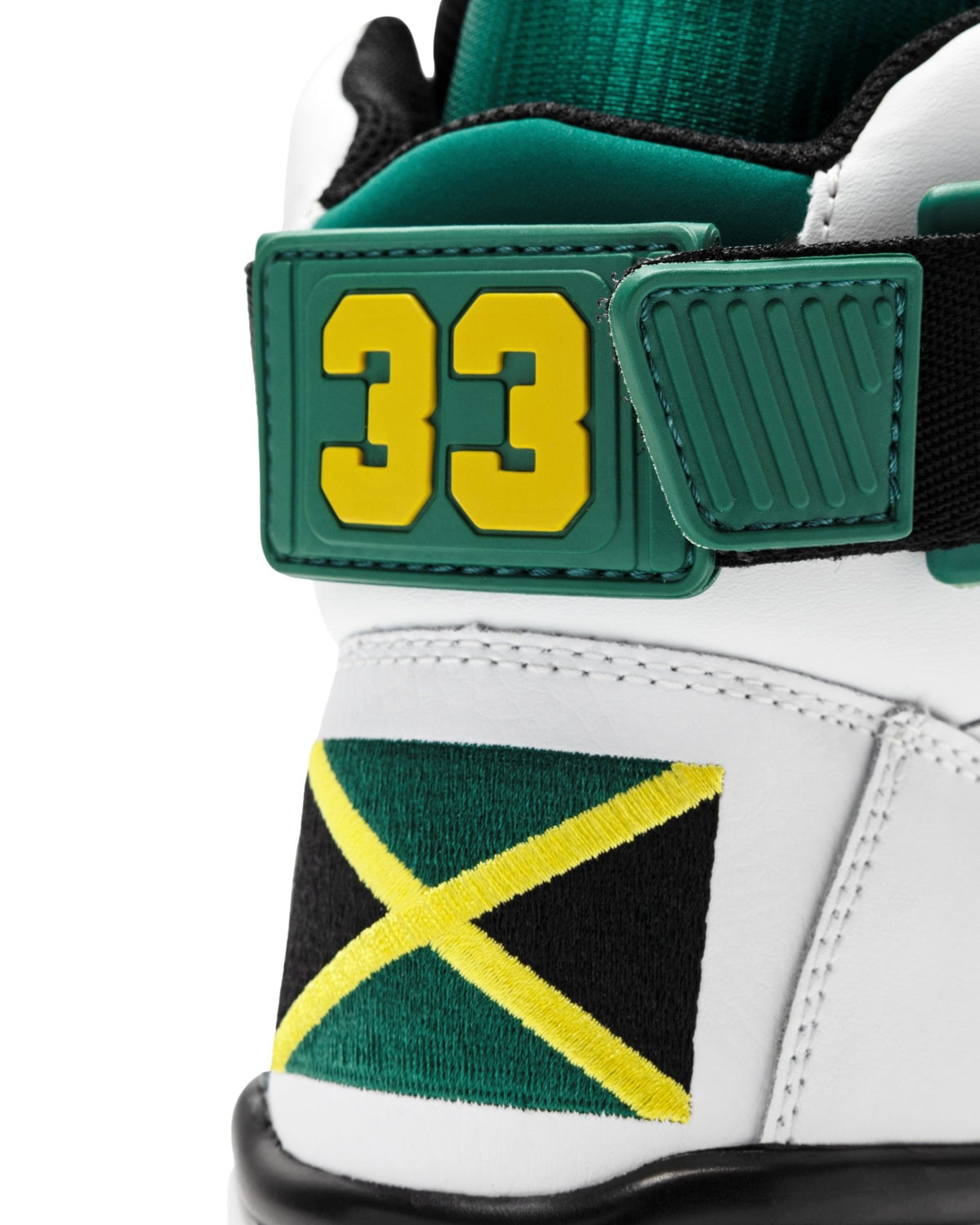 33 HI OG White/Black/Green/Yellow JAMAICA PREORDER - Ewing Athletics