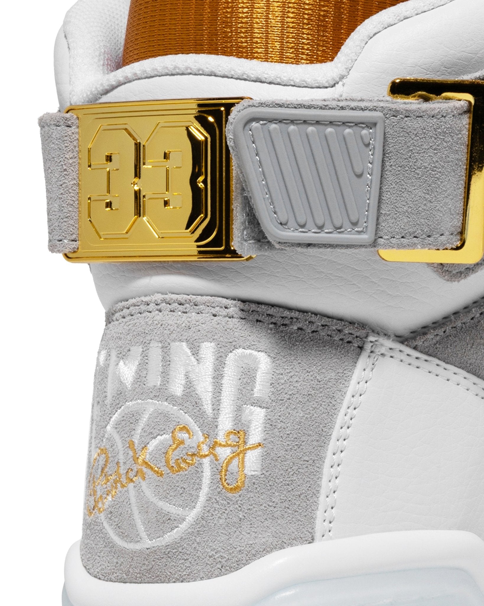33 HI White/Grey/Gold/Ice x LAURENS J – Ewing Athletics