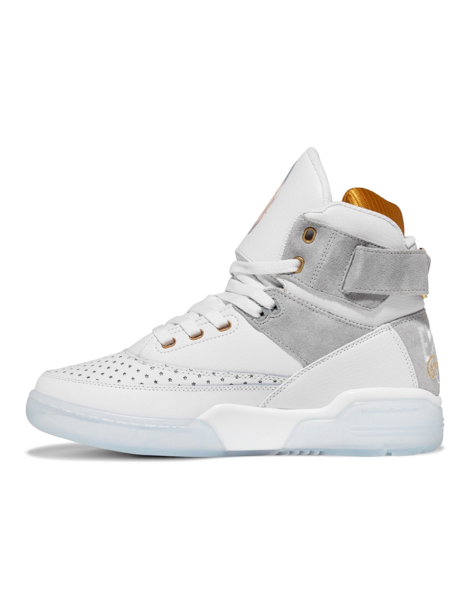33 HI White/Grey/Gold/Ice x LAURENS J – Ewing Athletics