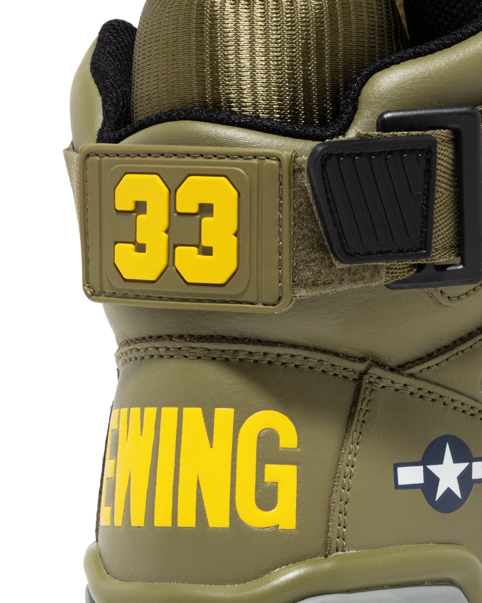 33 HI x KOOL G RAP Olive/Red/Yellow – Ewing Athletics