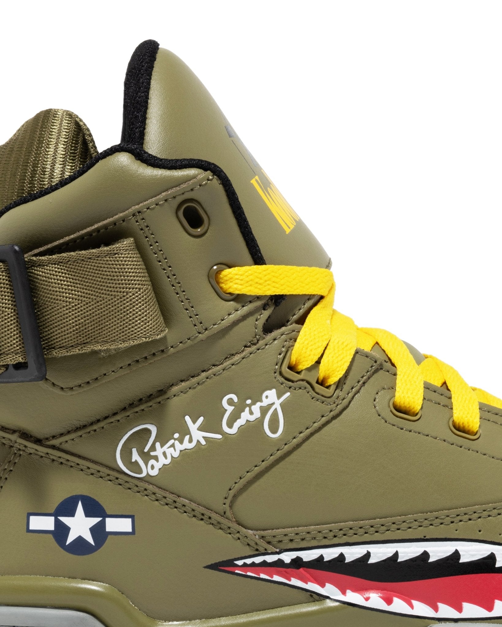 33 HI x KOOL G RAP Olive/Red/Yellow – Ewing Athletics