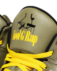 33 HI x KOOL G RAP Olive/Red/Yellow - Ewing Athletics