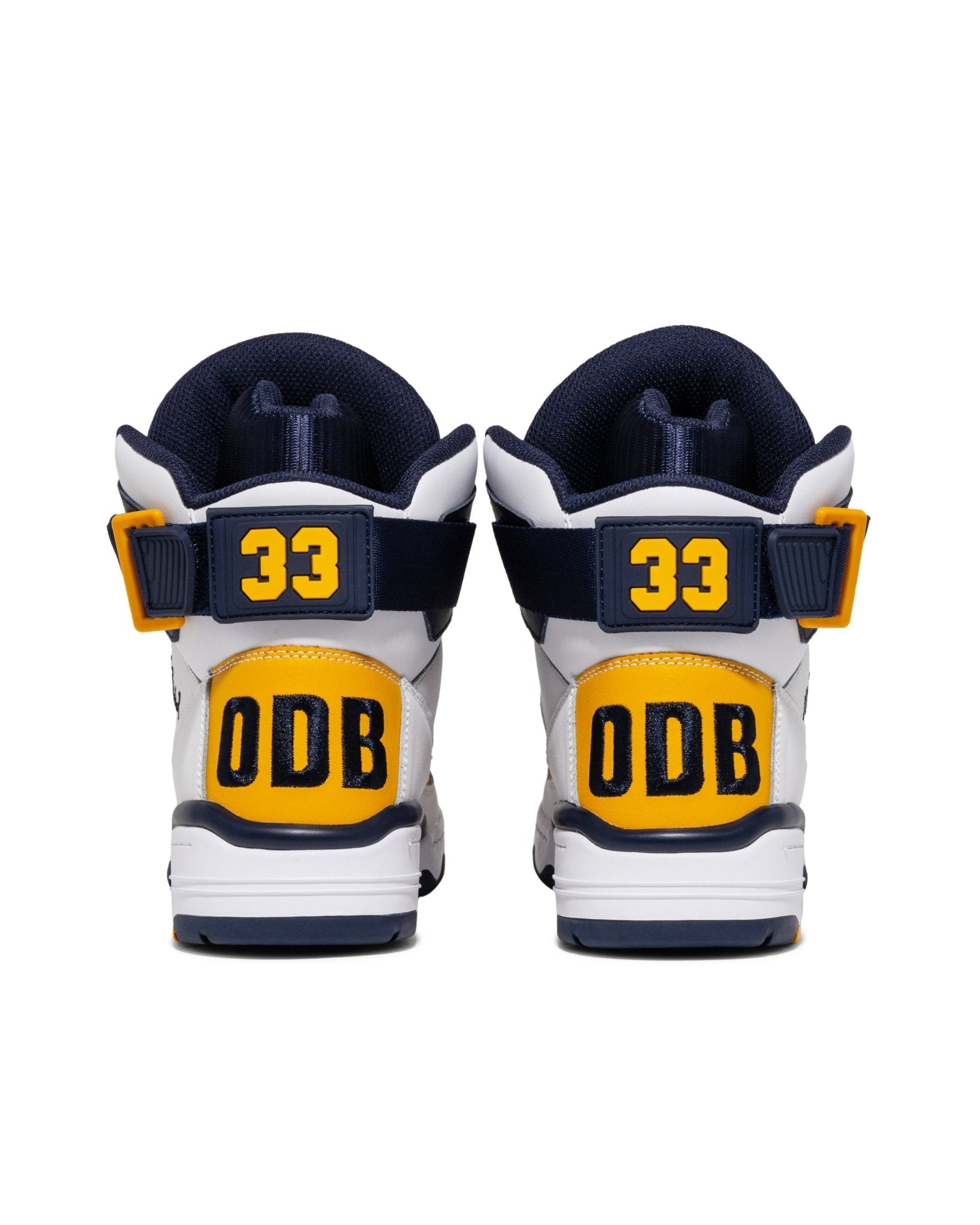 33 HI x ODB White/Navy/Yellow PREORDER - Ewing Athletics