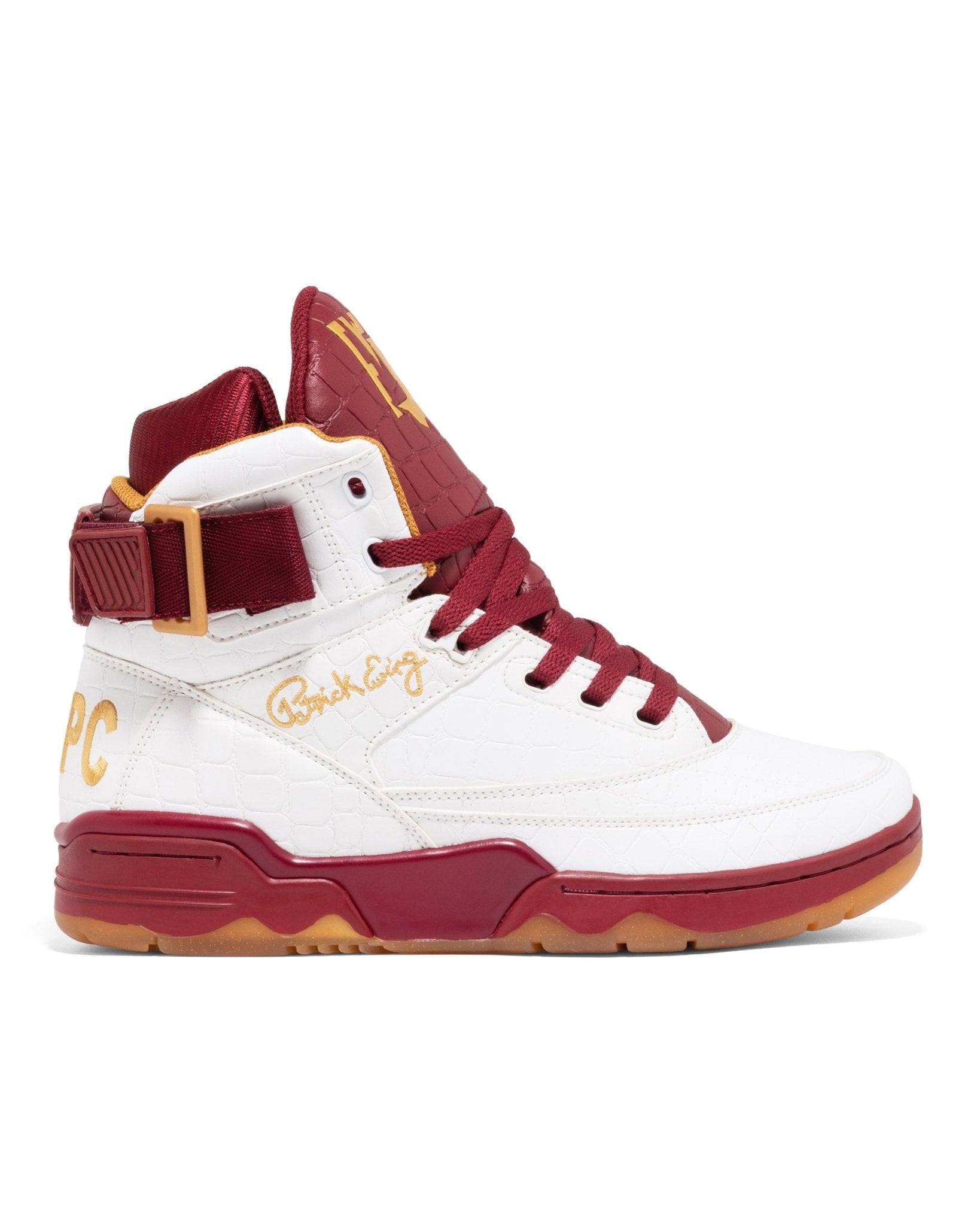 33 HI x PIMP C White/Burgundy/Gold PREORDER - Ewing Athletics