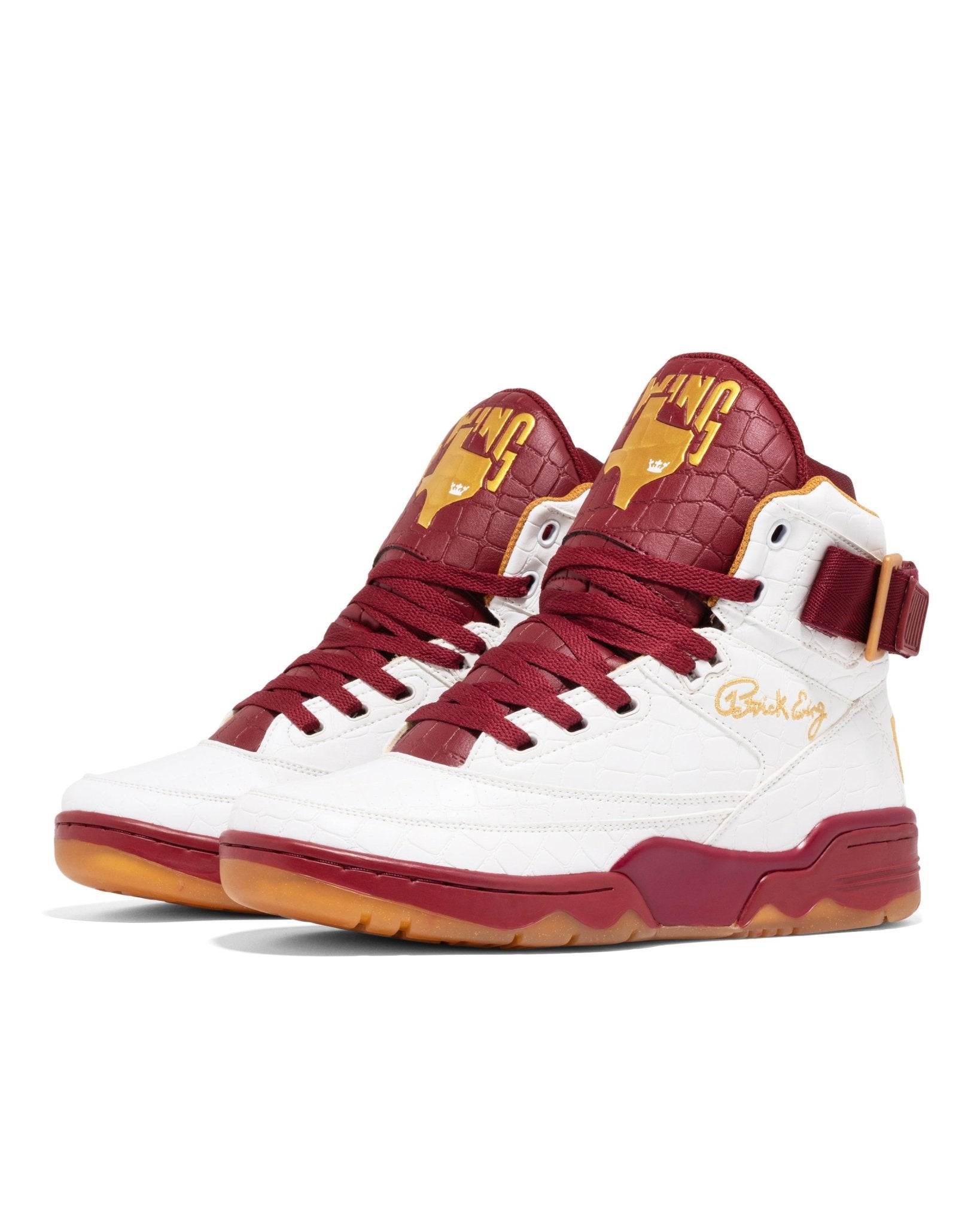 33 HI x PIMP C White/Burgundy/Gold PREORDER - Ewing Athletics