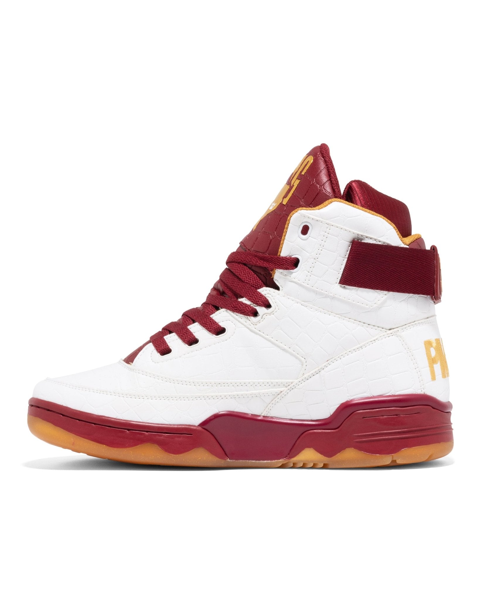 33 HI x PIMP C White/Burgundy/Gold PREORDER - Ewing Athletics