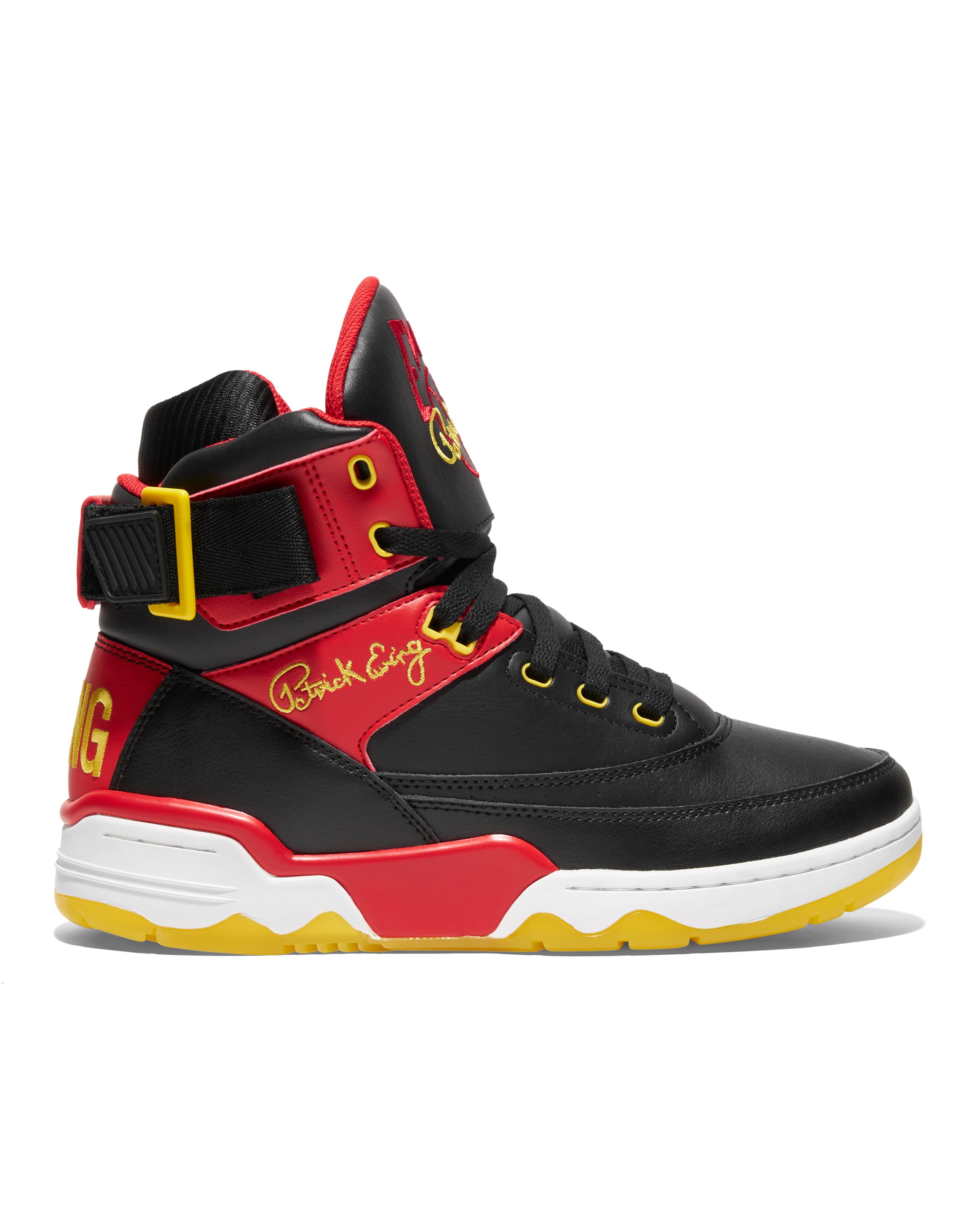 Ewing Athletics 33 Hi Black Red Yellow White Women s Size 7