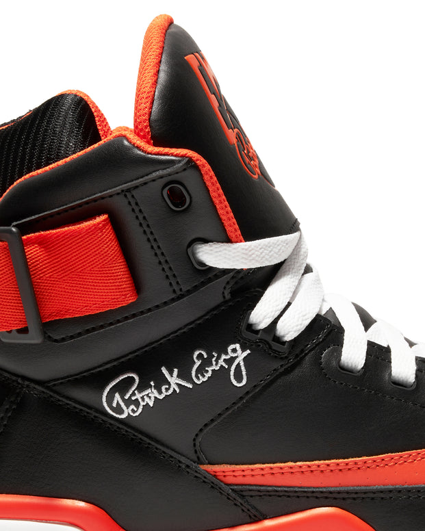 Patrick ewing shoes black and orange store