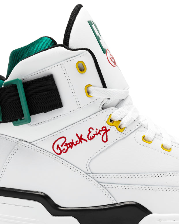 33 HI OG White/Black/Green/Yellow JAMAICA – Ewing Athletics