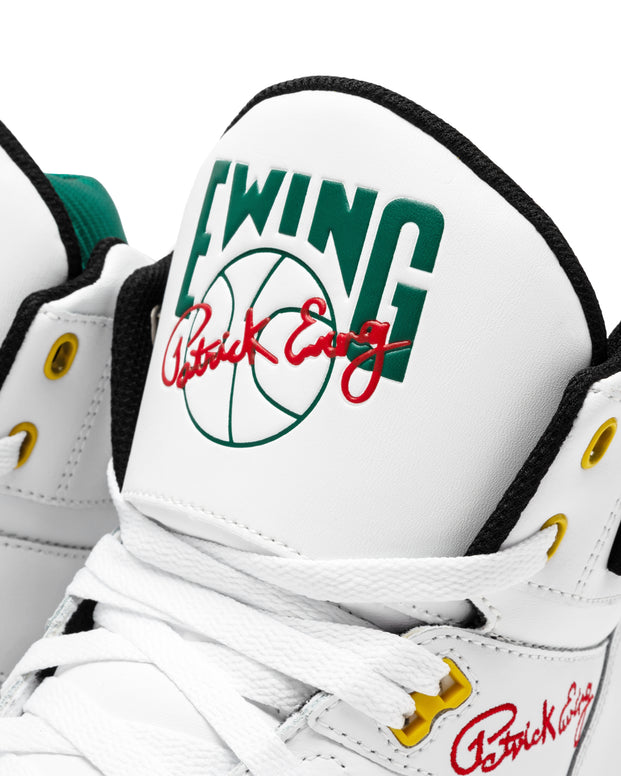 33 HI OG White/Black/Green/Yellow JAMAICA – Ewing Athletics