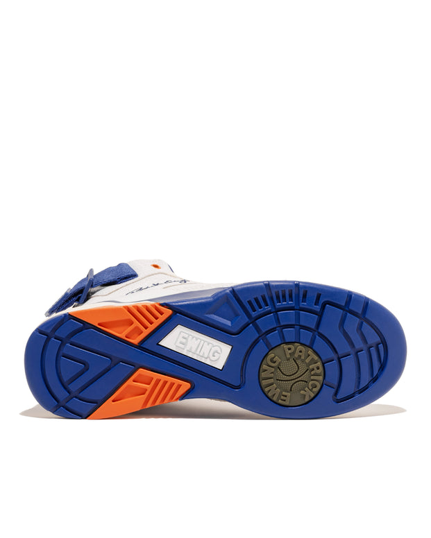 Patrick ewing shoes white blue orange store
