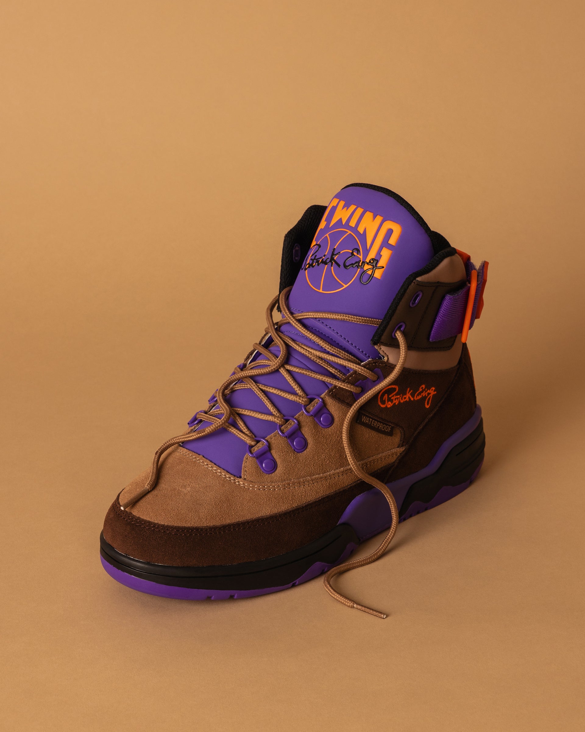 Original Patrick Ewing Athletics 33 HI OG VINTAGE White/Blue/Orange