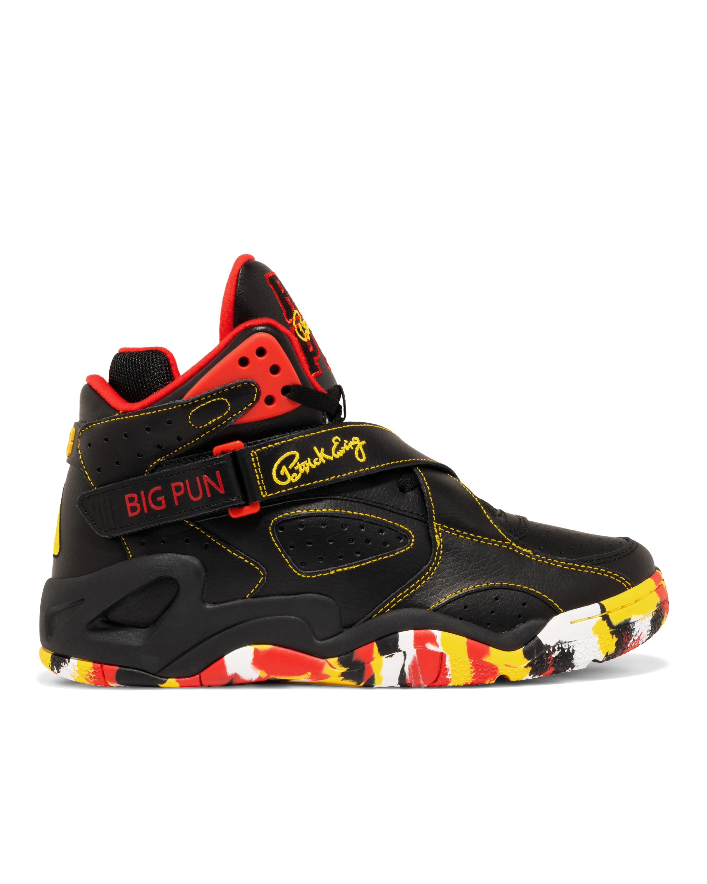 ✨良品✨XLサイズ✨レッドムーン スエード スウィングトップ 黒 Black, Red & Yellow Men's Rogue x BIG PUN Sneaker – Ewing Athletics