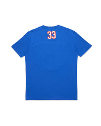 Ewing Embroidered Logo T-Shirt Royal/Orange