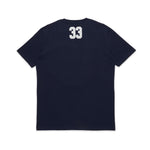 Ewing Embroidered Logo T-Shirt Grey/Navy