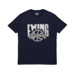 Ewing Embroidered Logo T-Shirt Grey/Navy