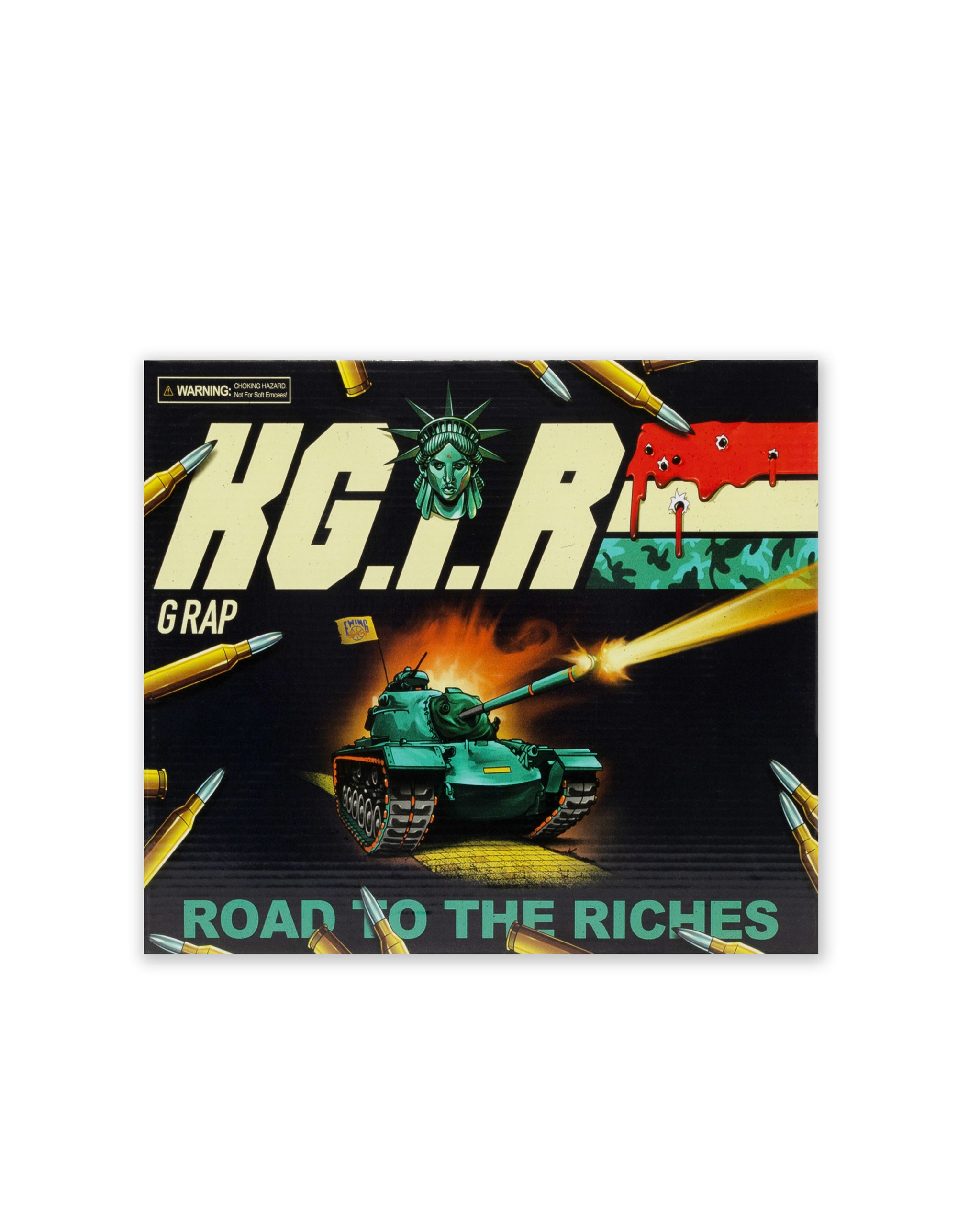 33 HI x KOOL G RAP Olive/Red/Yellow