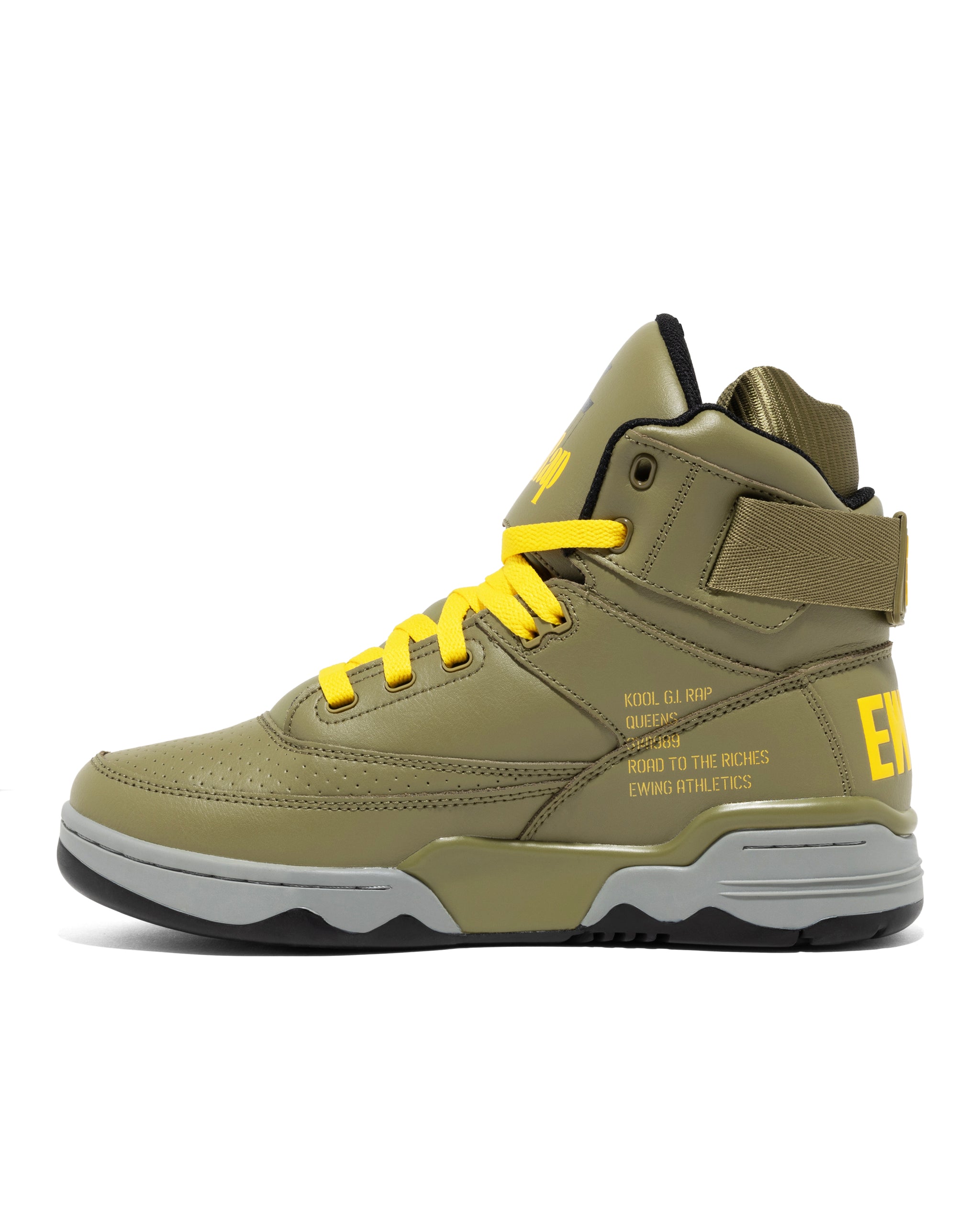 33 HI x KOOL G RAP Olive/Red/Yellow