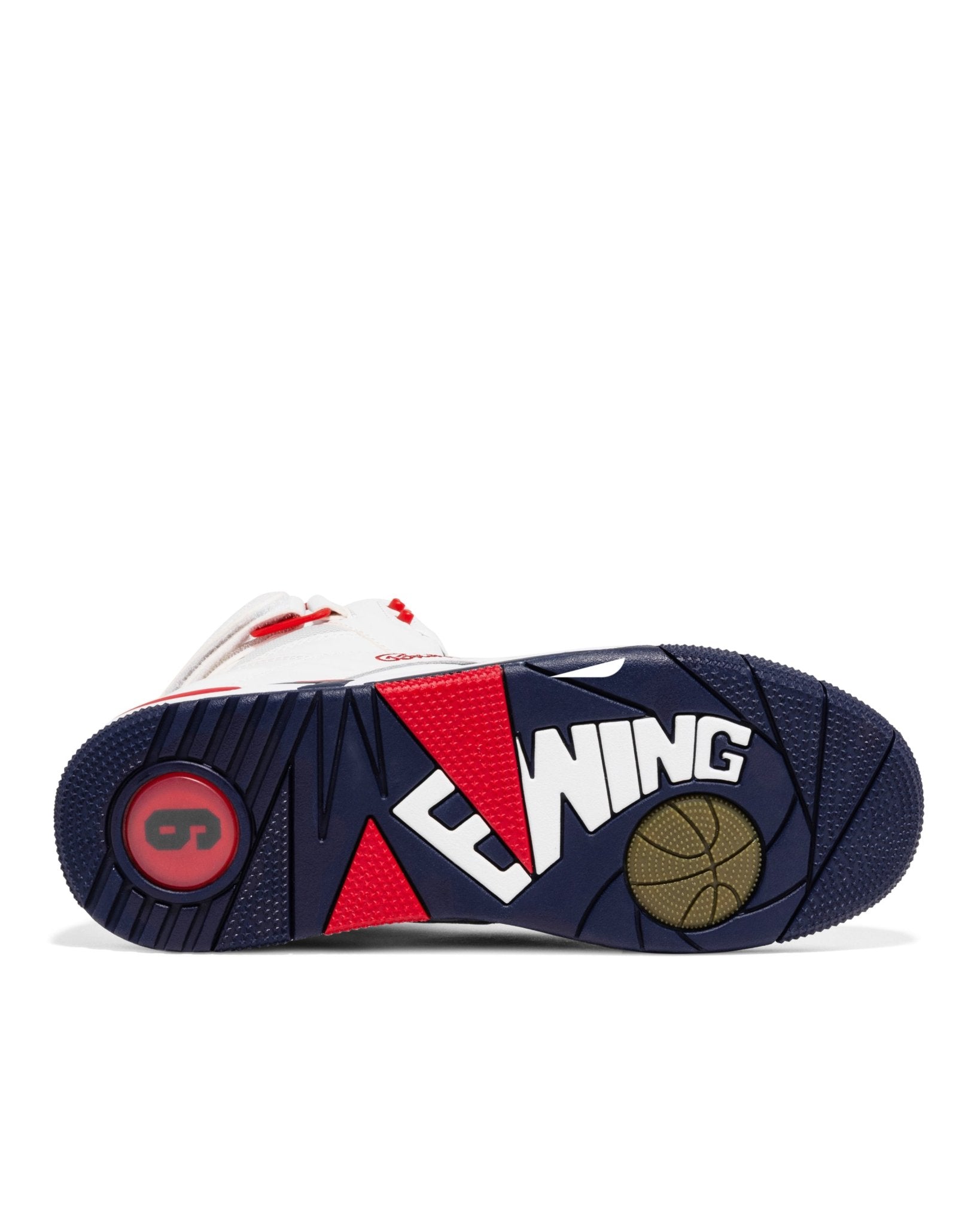 The Eclipse USA Shoe | White, Navy, And Red – Ewing Athletics