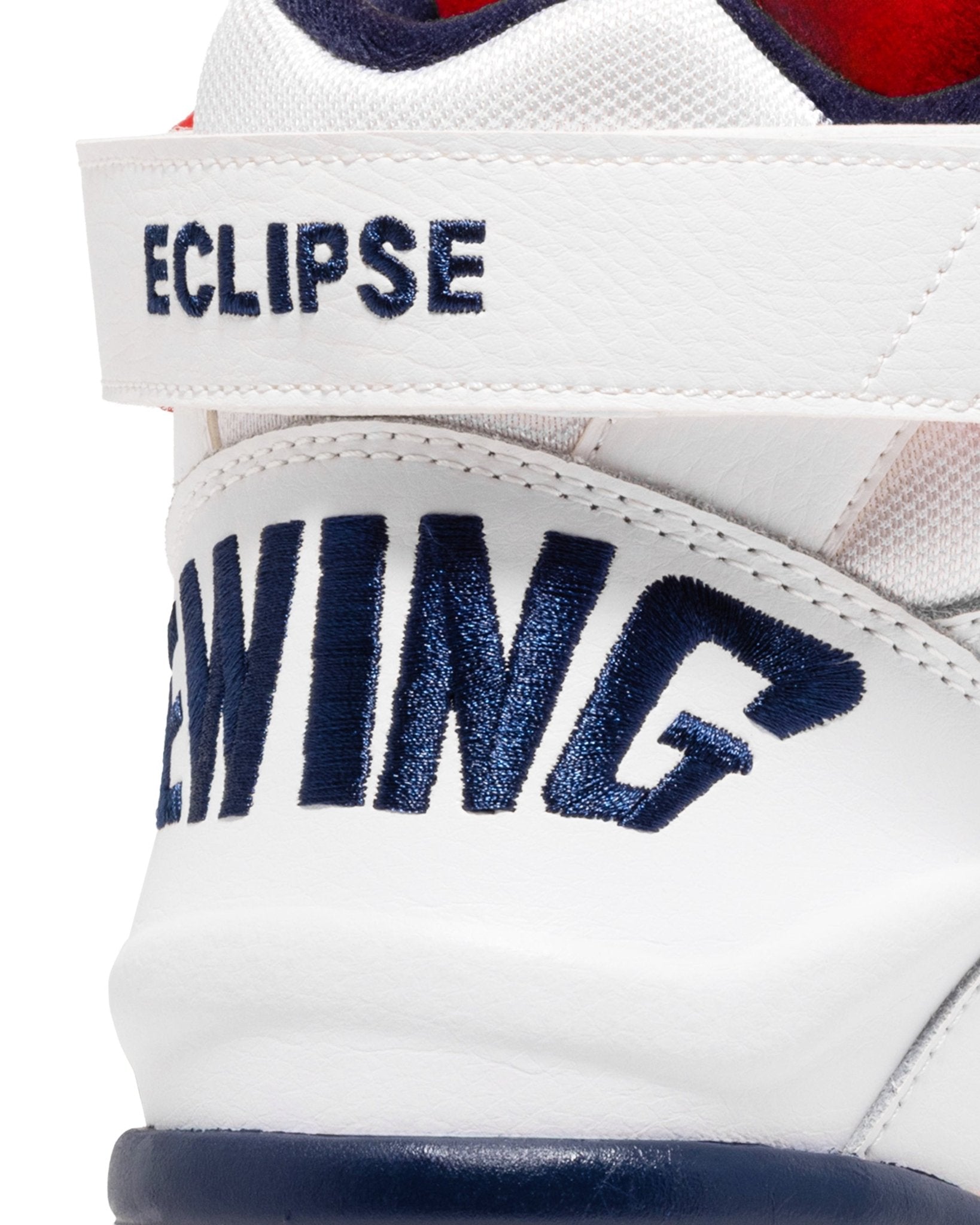The Eclipse USA Shoe | White, Navy, And Red – Ewing Athletics
