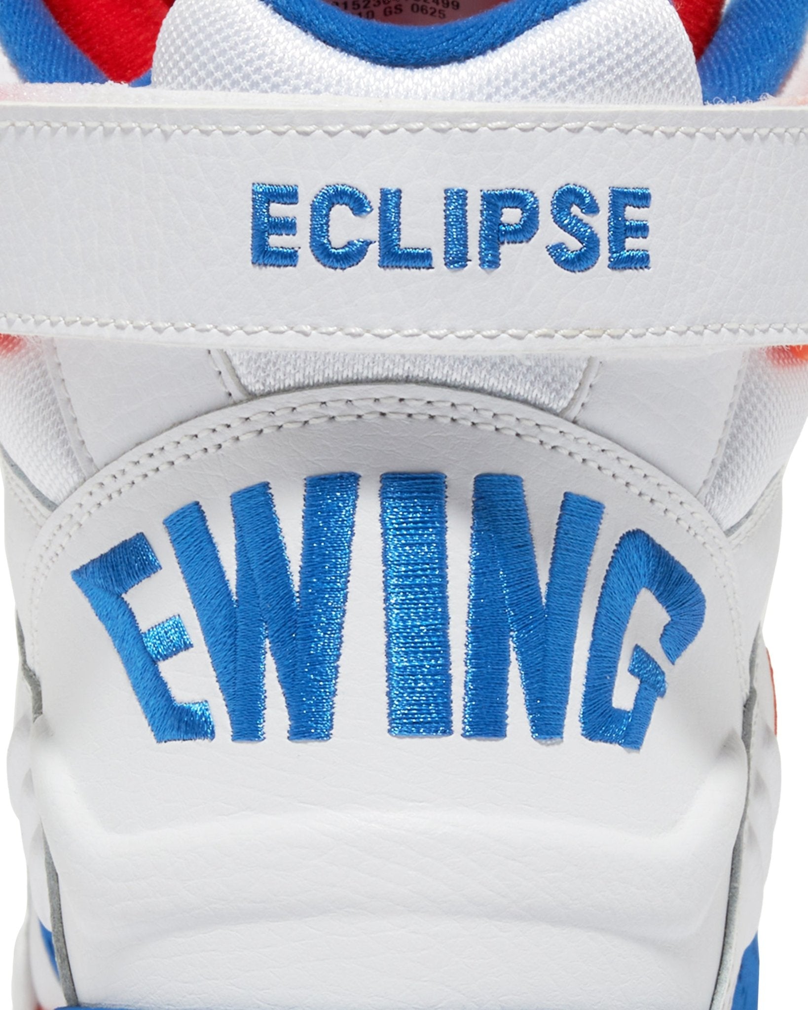 The Eclipse Shoe | White, Royal & Orange – Ewing Athletics