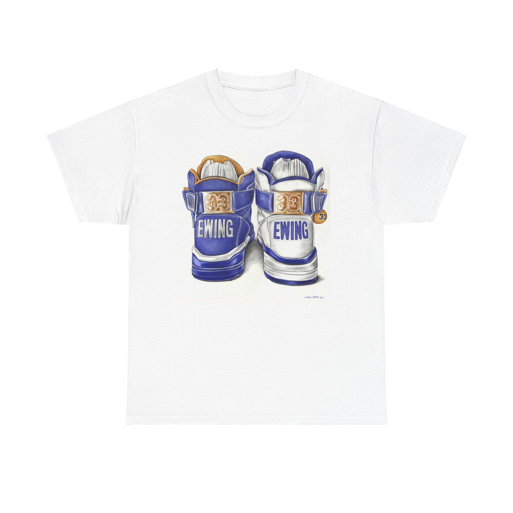 Ewing 33 HI x Laurens J Drawings T-Shirt - Ewing Athletics