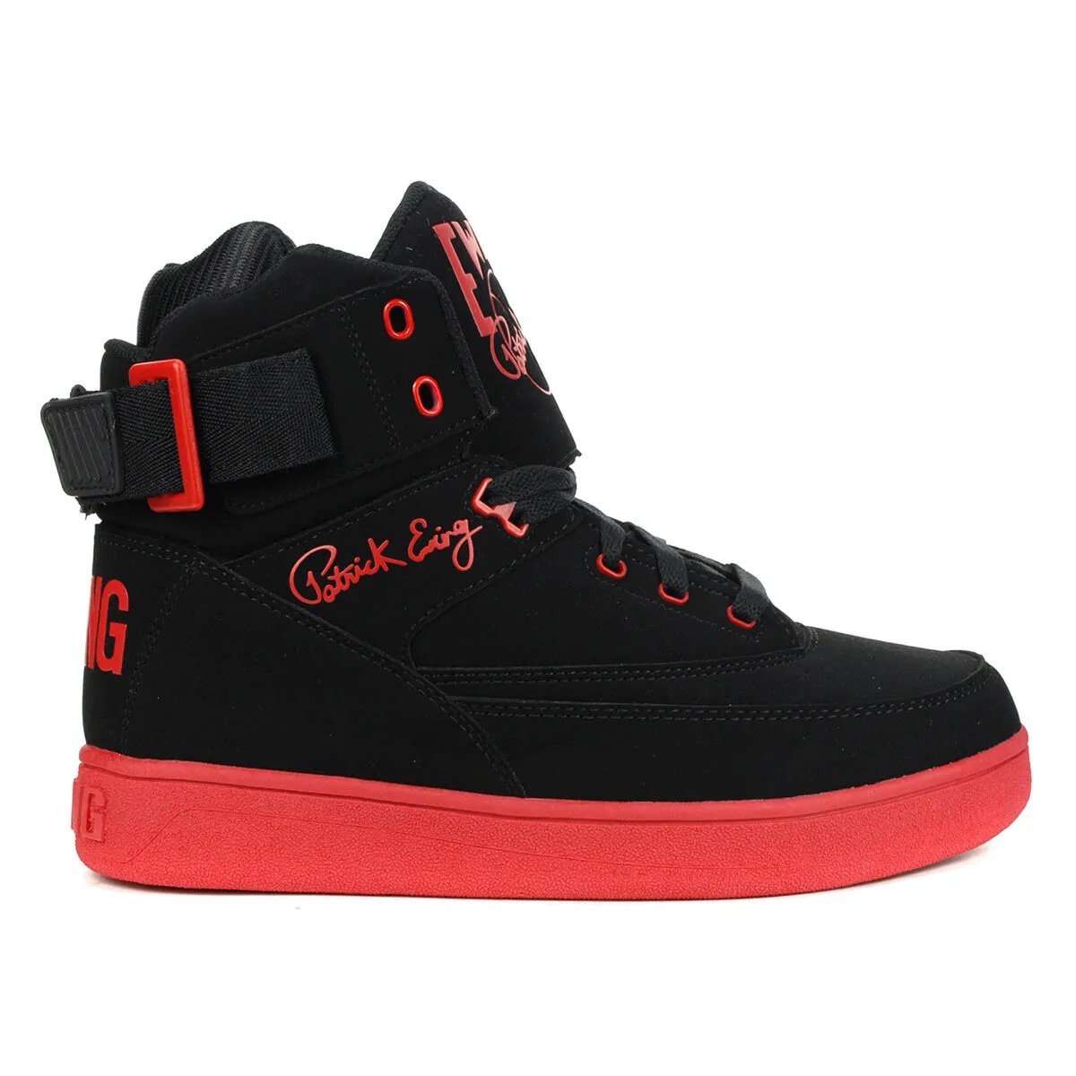 KIDS GRADE SCHOOL 33 HI REBOUND Black/Red - Ewing Athletics