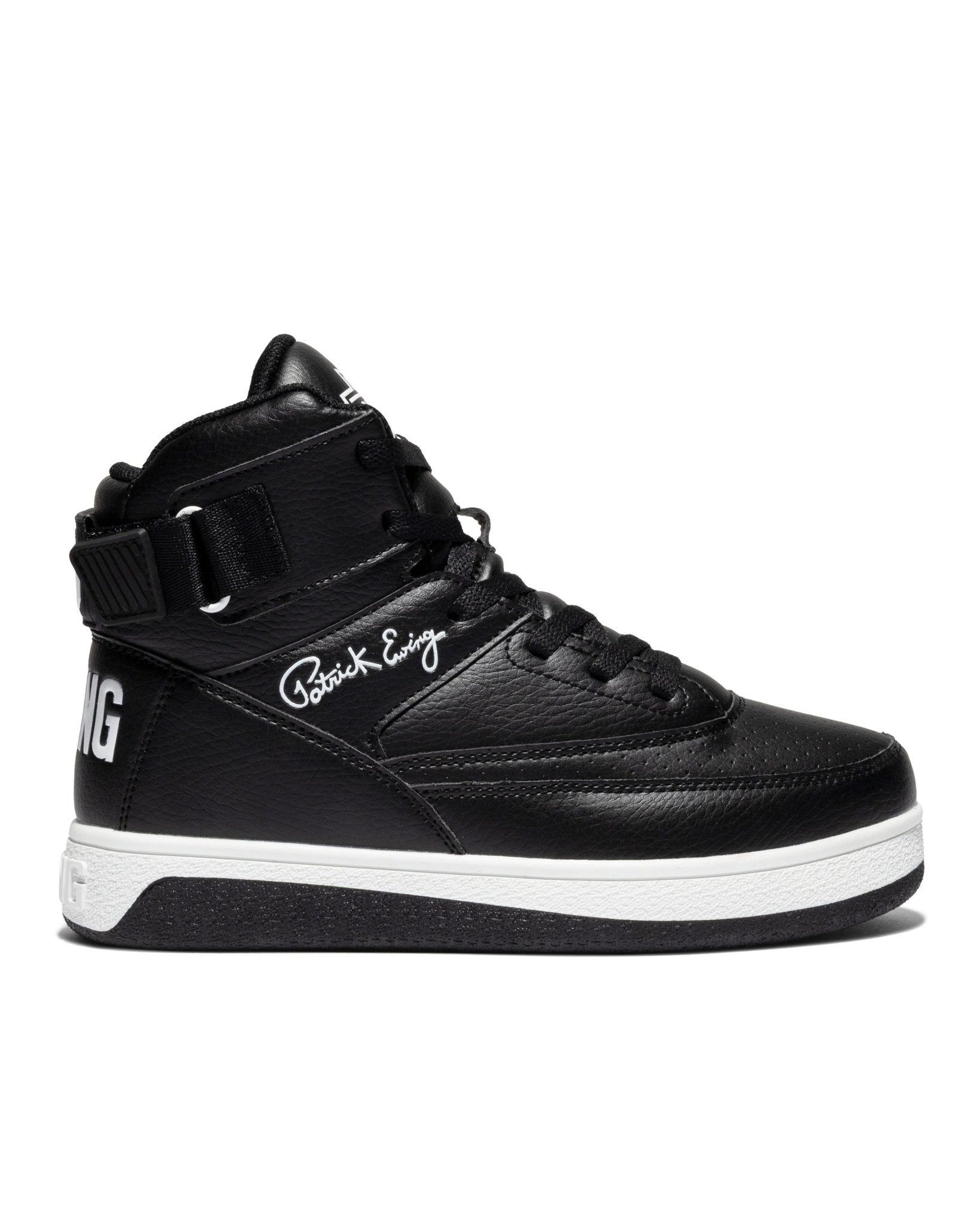KIDS GRADE - SCHOOL 33 HI REBOUND Black/White - Ewing Athletics