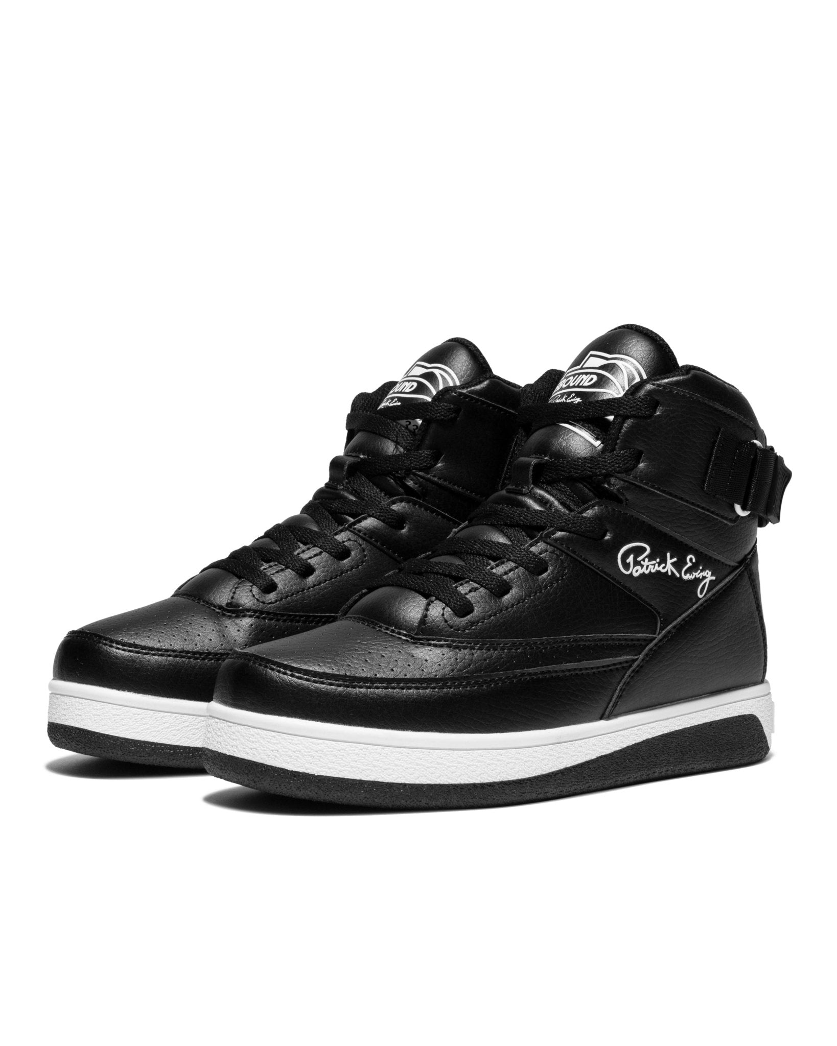 KIDS GRADE - SCHOOL 33 HI REBOUND Black/White - Ewing Athletics