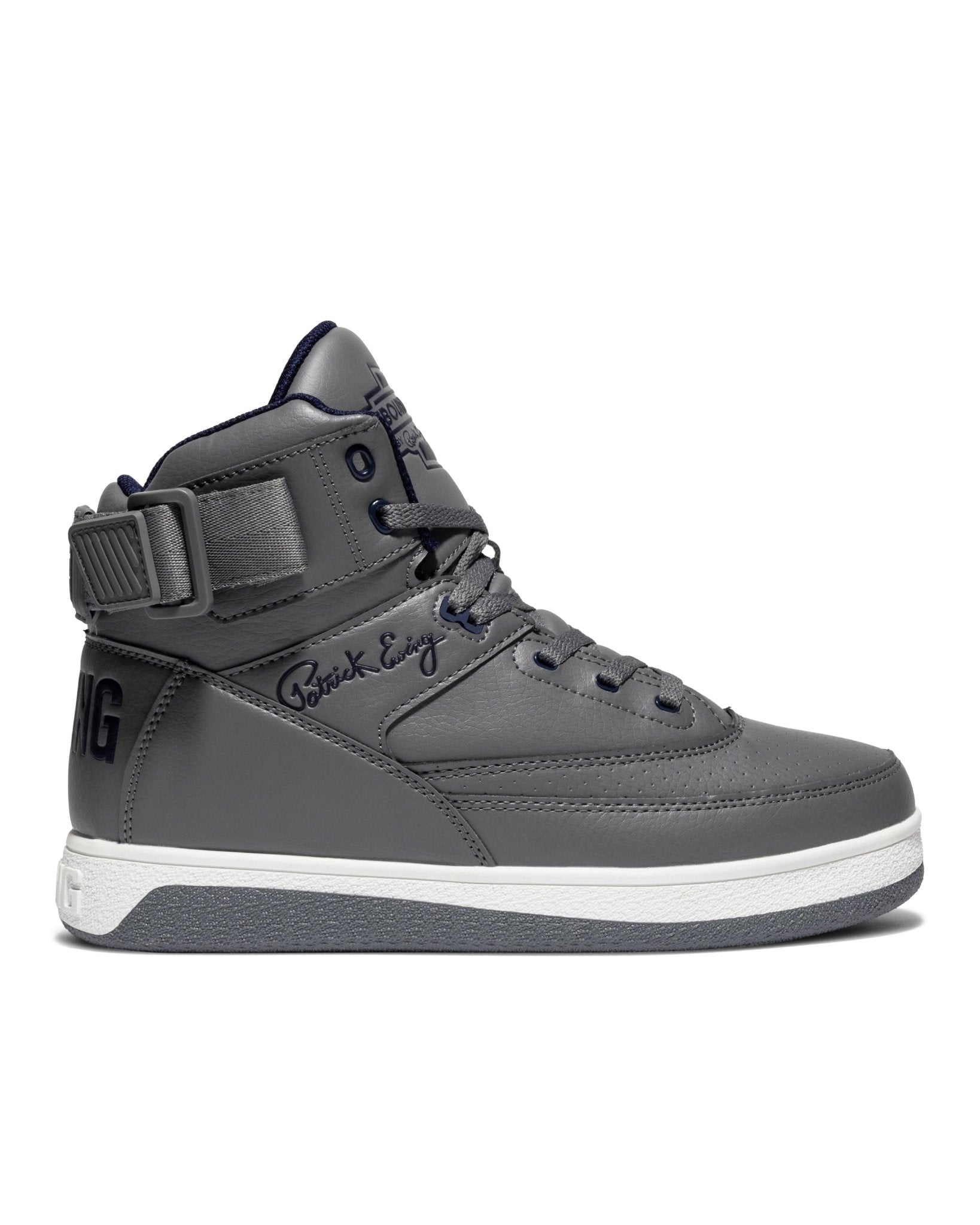 KIDS GRADE - SCHOOL 33 HI REBOUND Grey/Navy/White - Ewing Athletics