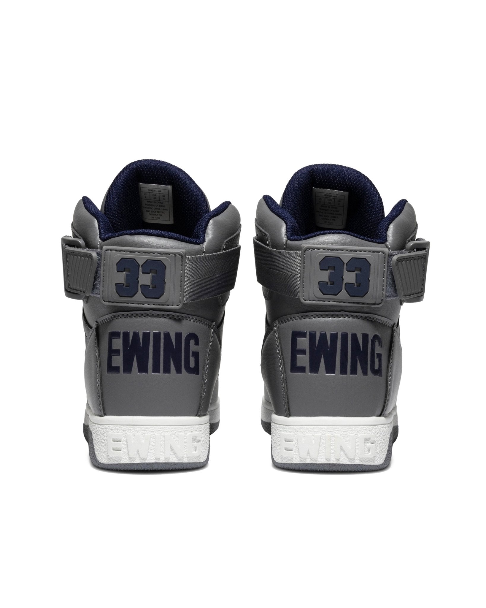 KIDS GRADE - SCHOOL 33 HI REBOUND Grey/Navy/White - Ewing Athletics