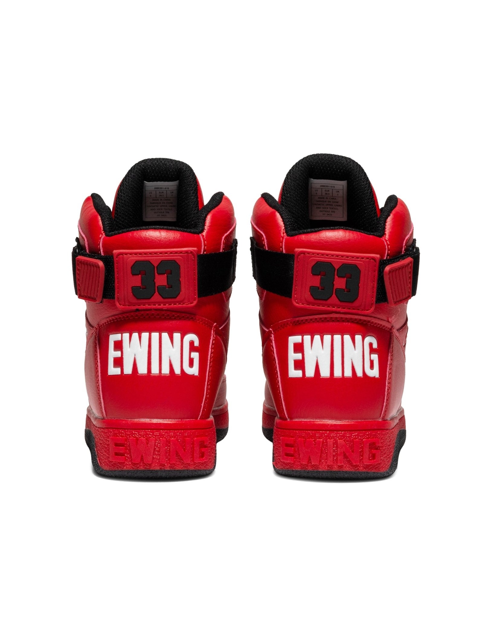 KIDS GRADE - SCHOOL 33 HI REBOUND Red/Black/White - Ewing Athletics