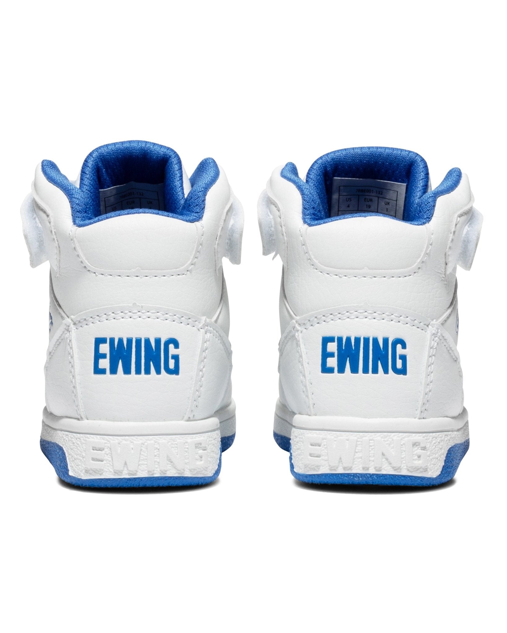 KIDS INFANT 33 HI REBOUND White/Blue/Orange - Ewing Athletics