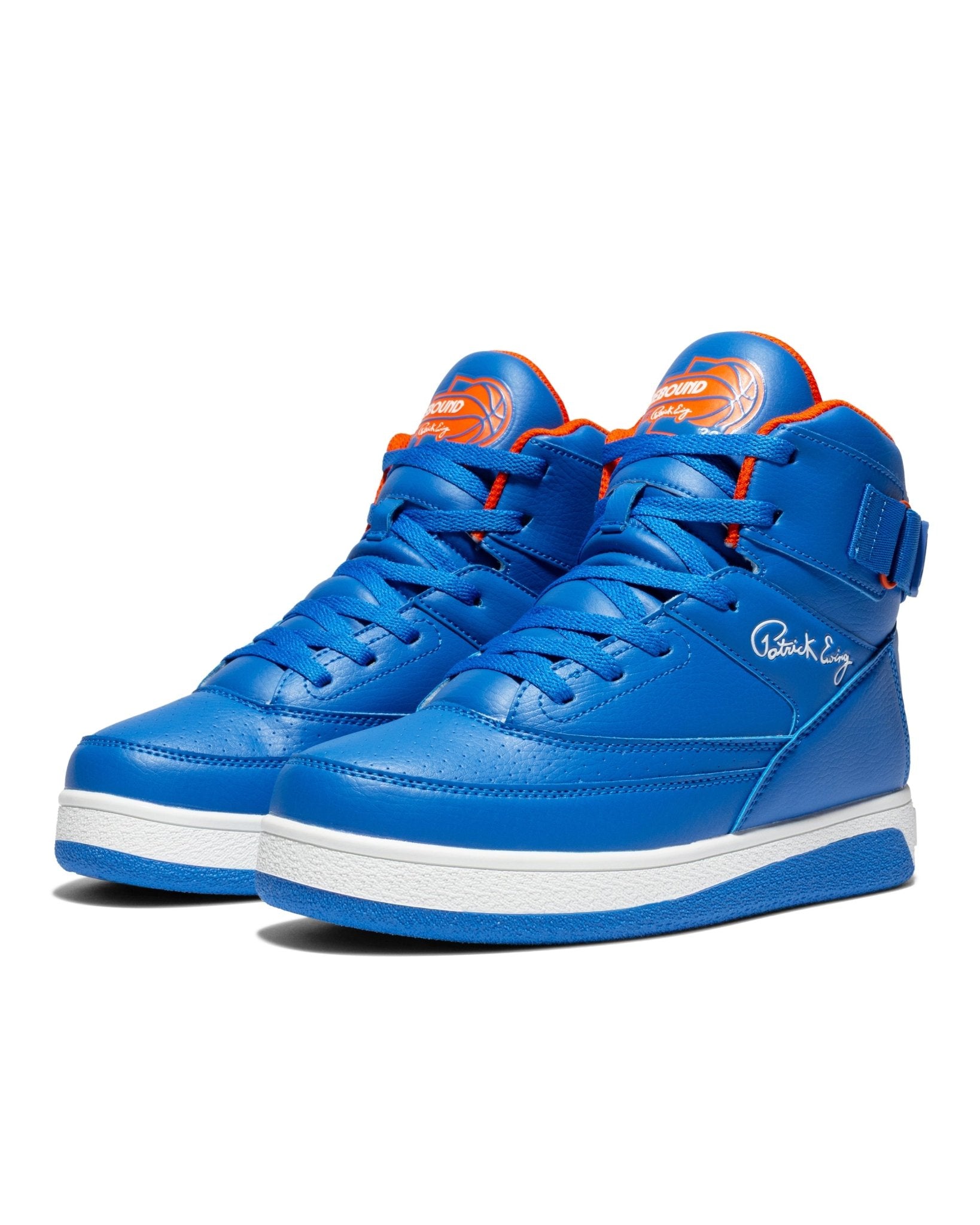 KIDS PRE - SCHOOL 33 HI REBOUND Blue/White/Orange - Ewing Athletics