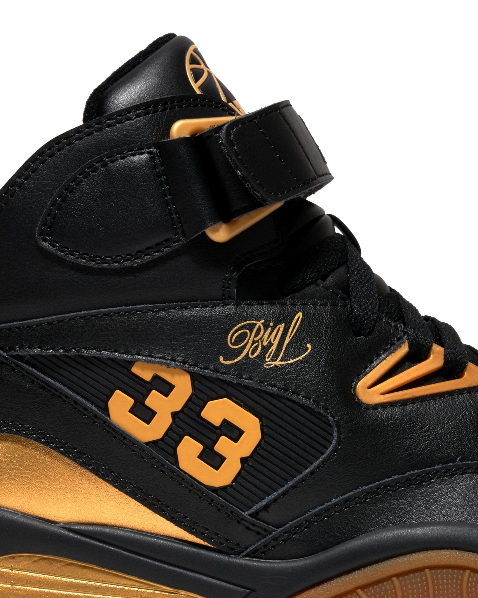 The Kross Shoe x Big L | Black & Gold – Ewing Athletics