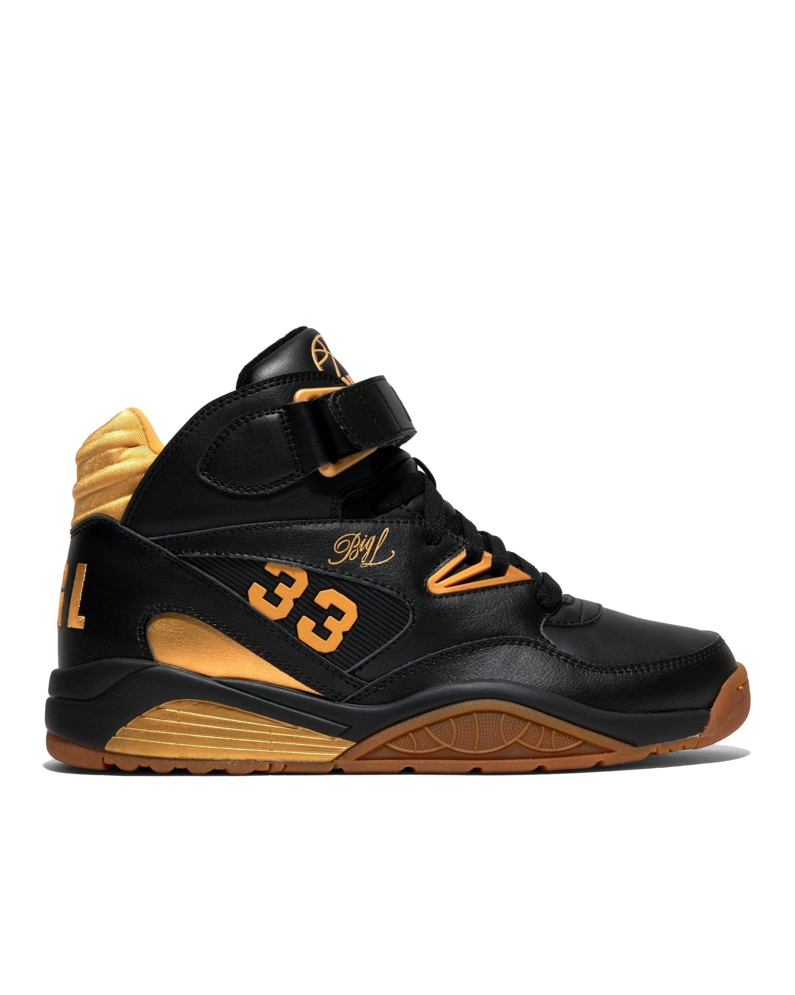 KROSS x BIG L Black/Gold/Gum - Ewing Athletics