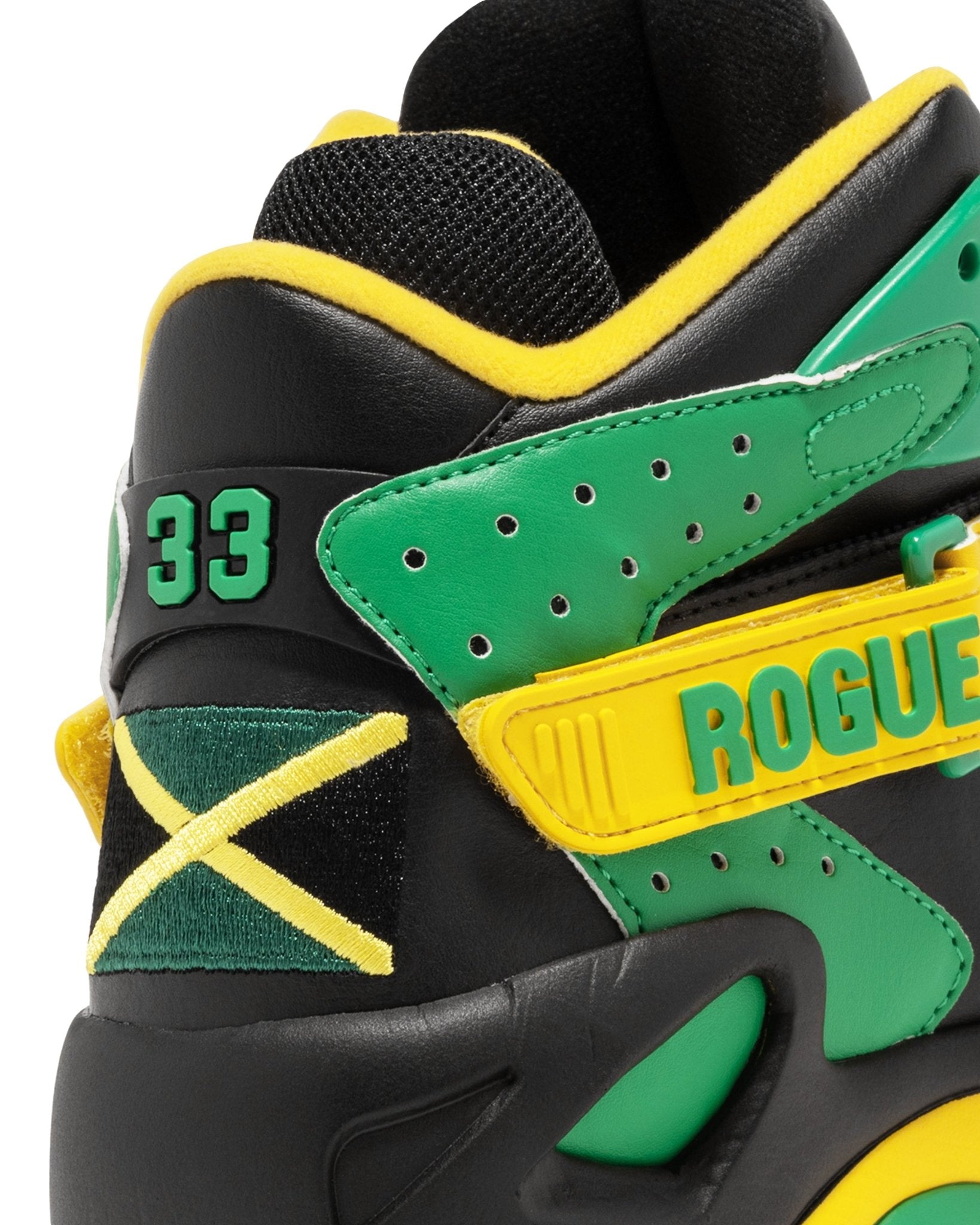 ROGUE JAMAICA Shoe I Black, Green & Yellow – Ewing Athletics
